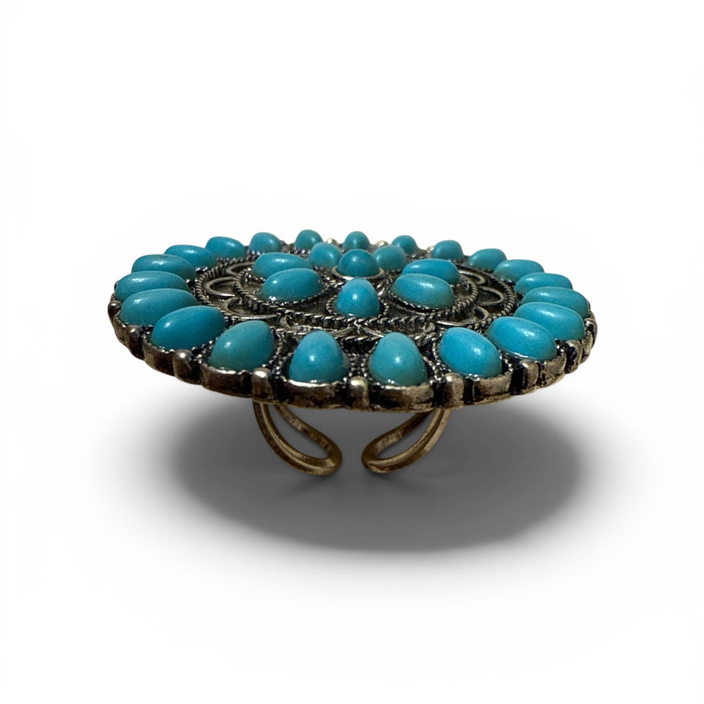Frontier Turquoise Cuff Ring