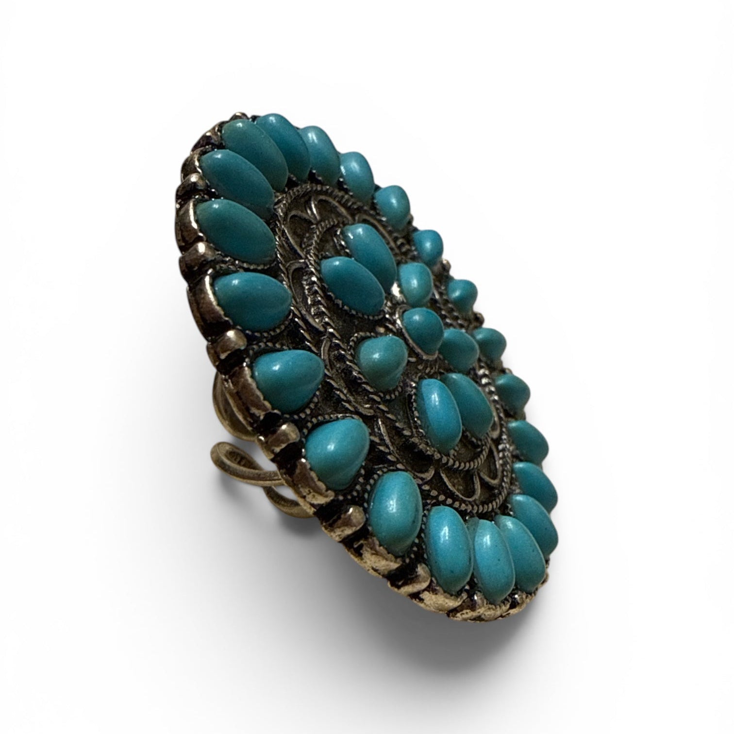 Frontier Turquoise Cuff Ring