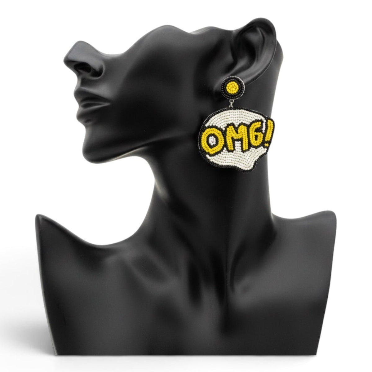 OMG! Beaded Statement Earrings