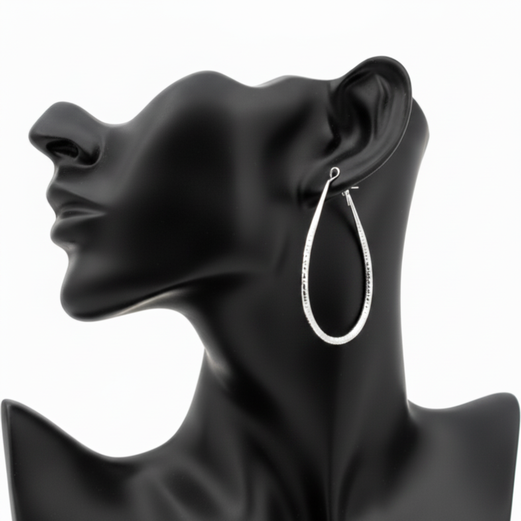 Silver Free Spirit Hoops