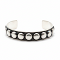 Western Bubble Metal Cuff Bracelet – White Background