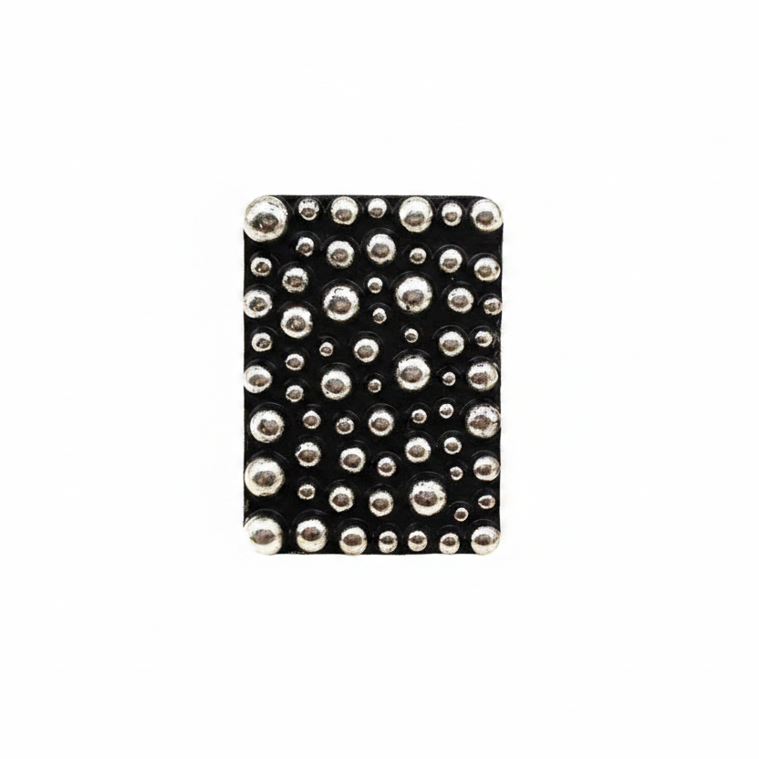 Western Rectangle Bubble Ring – Original Photo White Background